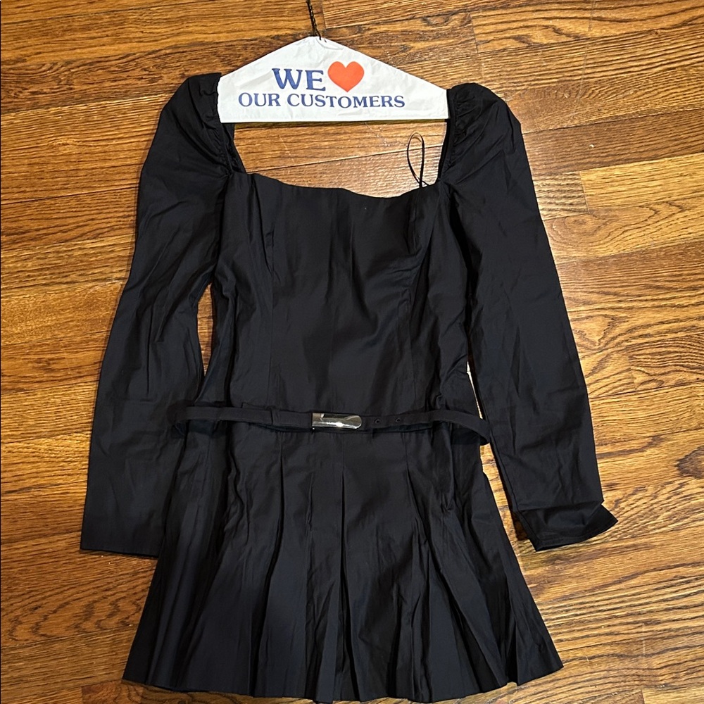 Reformation Black Mini Dress